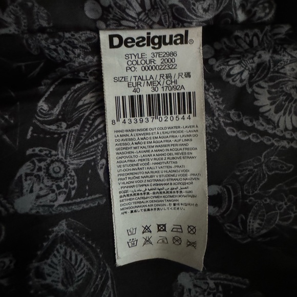 DESIGUAL BLACK BLAZER - Picture 8 of 9